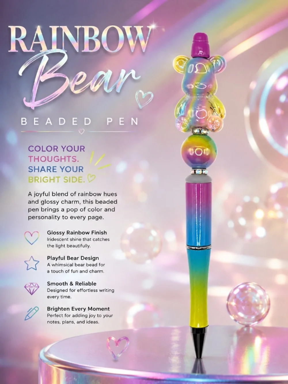 Prism Pop Bear Pen